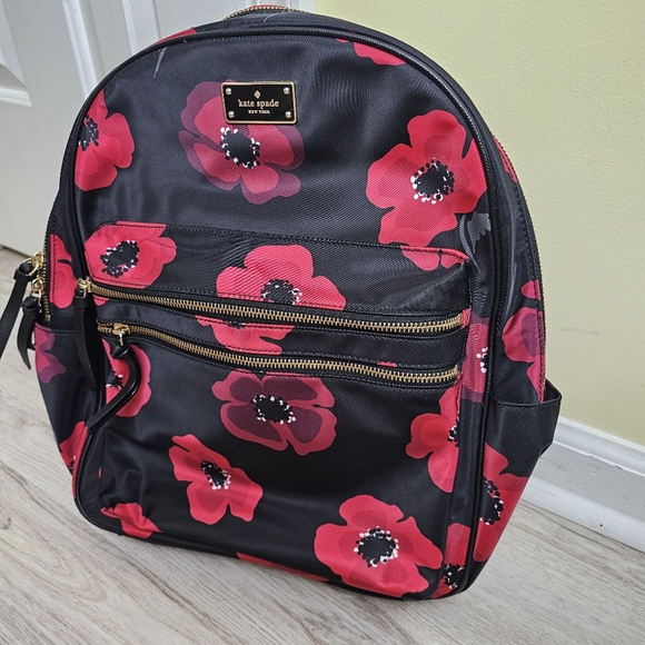 New Kate Spade Poppy Laptop Backpack - Picture 2 of 8